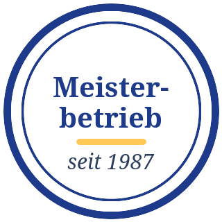 Siegel: Meisterbetrieb seit 1987